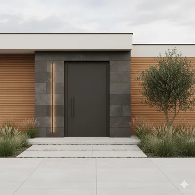 porte aluminium pleine