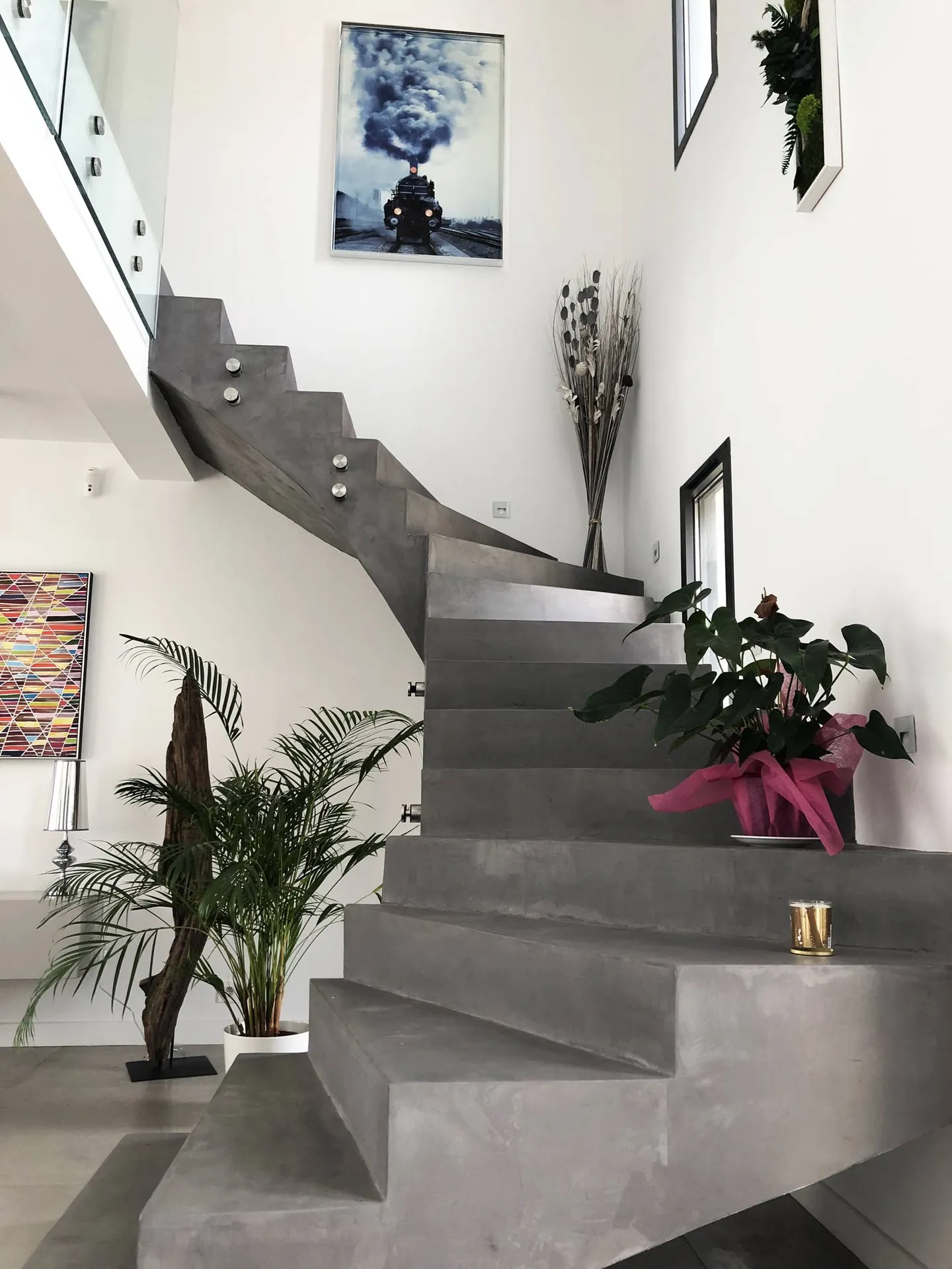 Escalier béton disign