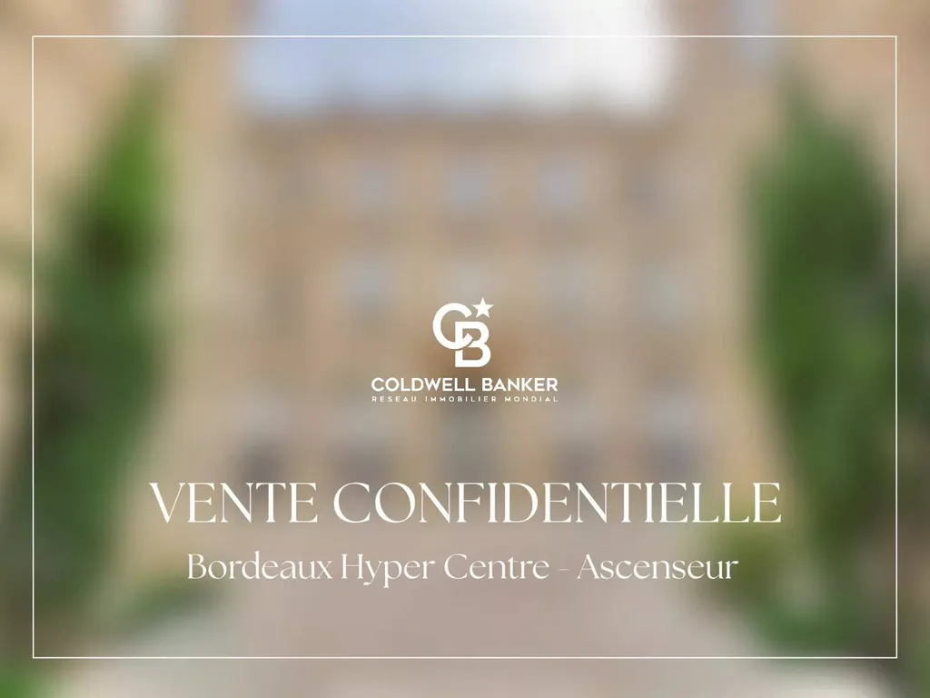 Appartement à vendre Bordeaux centre – dernier étage rénové dans un hôtel particulier du XVIIIe