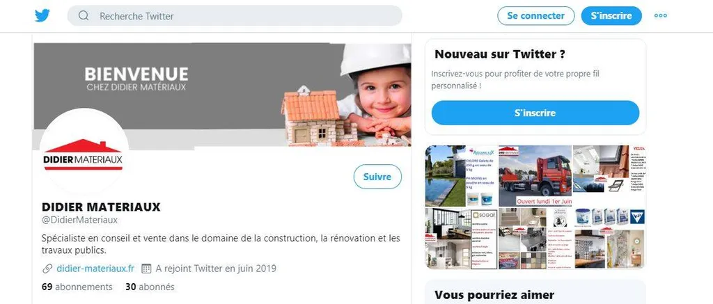 Didier Matériaux twitter 