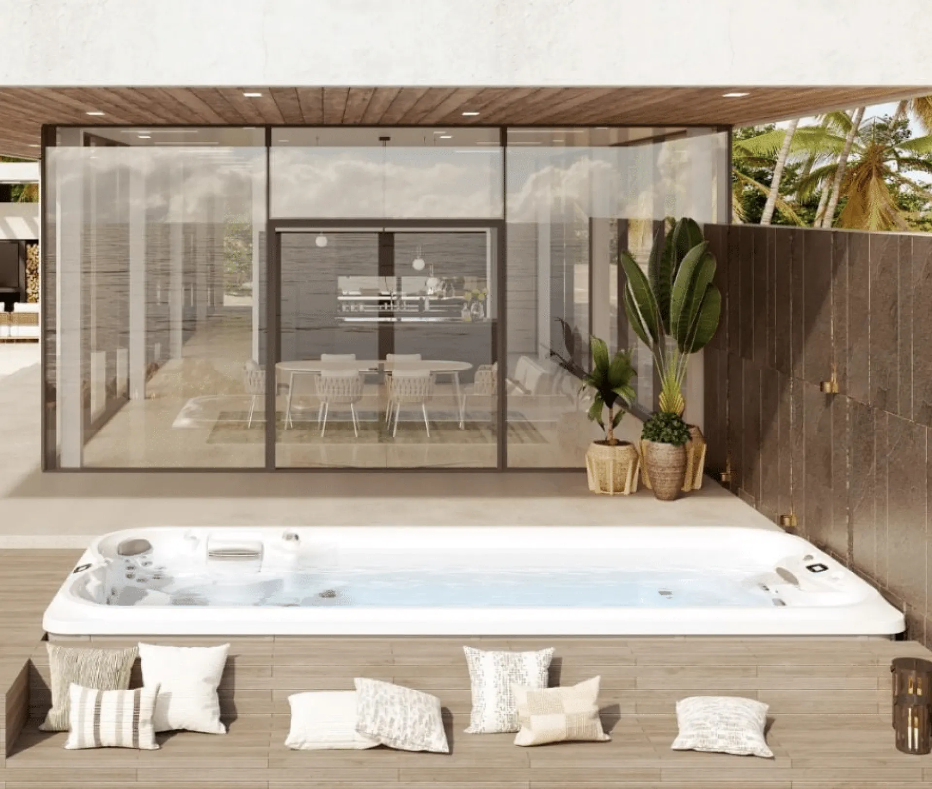 Tout savoir sur le Spa de nage ou Piscine 4 saisons