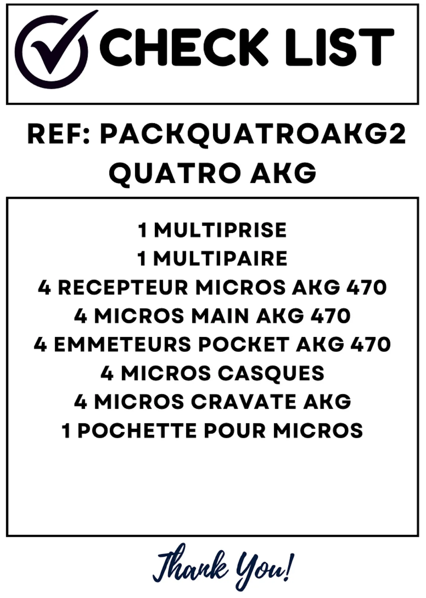 PACK QUATRO AKG 2