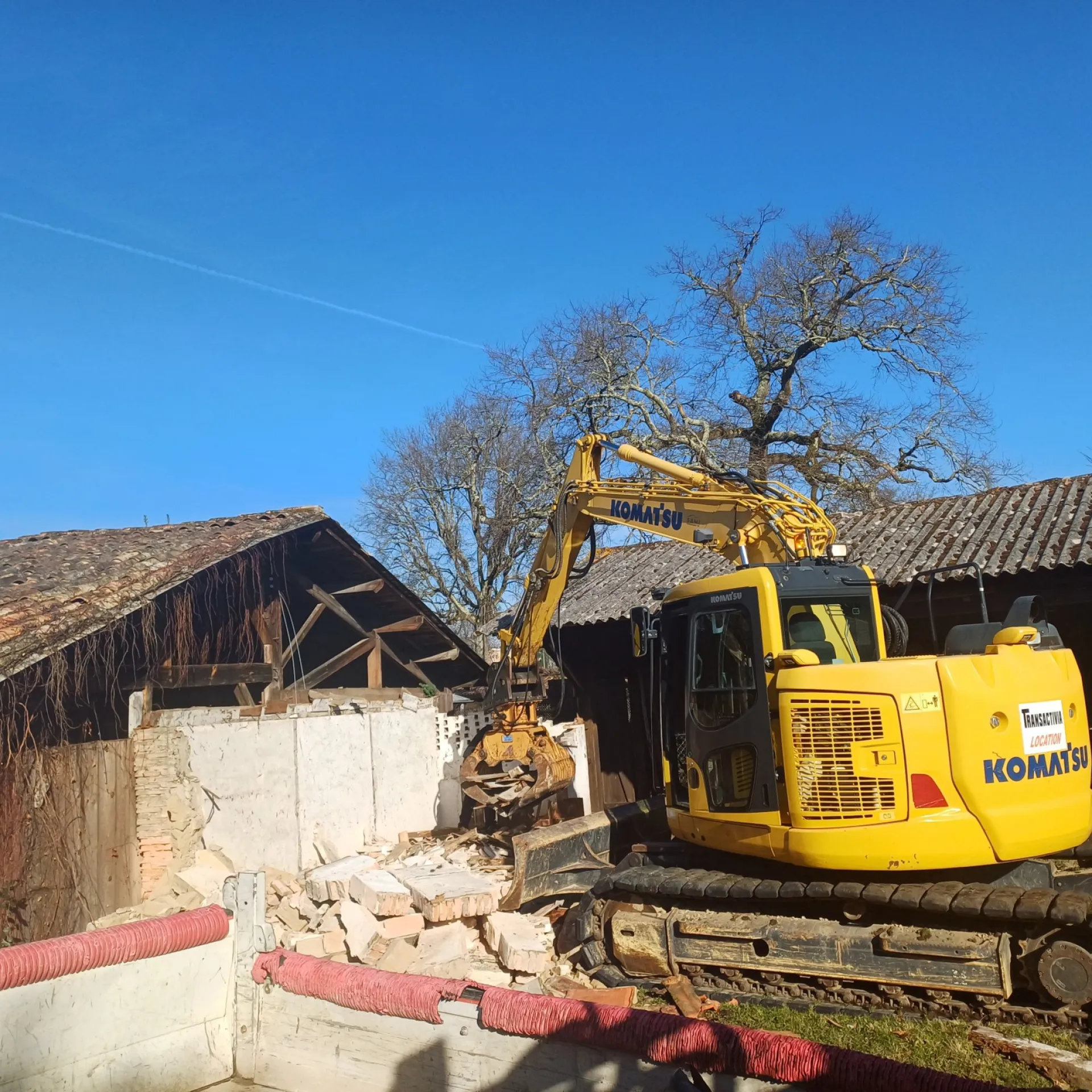faire démolir une grange pour projet de construction Bassin d'Arcachon 33
