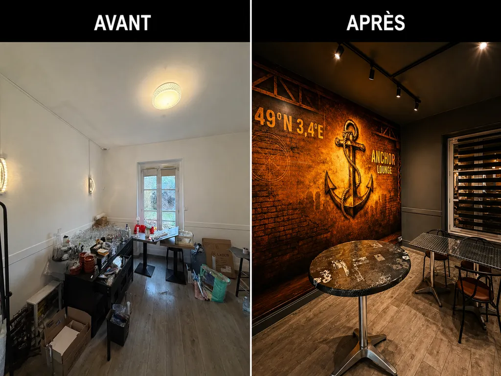 Design mural décoratif sur mesure 