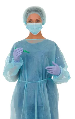 Blouse d’isolation jetable en polypropylène — vêtement de protection hygiénique à usage unique pour cabinets, cliniques, laboratoires et industries à Lyon
