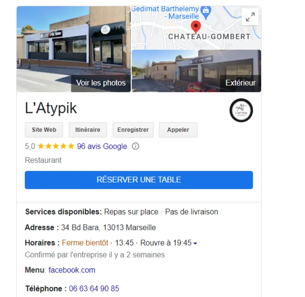 Restaurant bistronomique avec plats faits maison proche d'Allauch