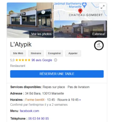 Restaurant bistronomique avec plats faits maison proche d'Allauch