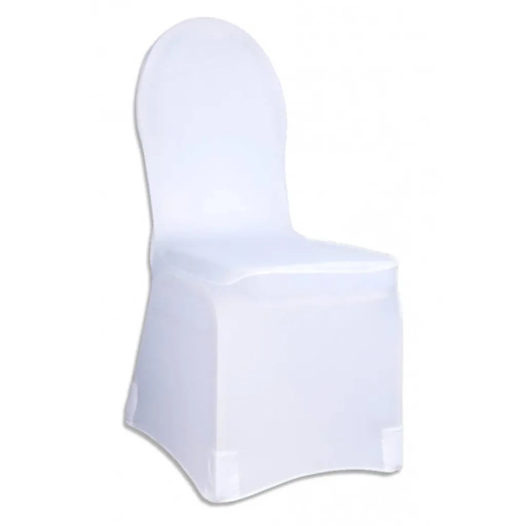 HOUSSE BLANCHE POUR CHAISE BISTROT MIAMI ROMANTIQUE POUR MARIAGE