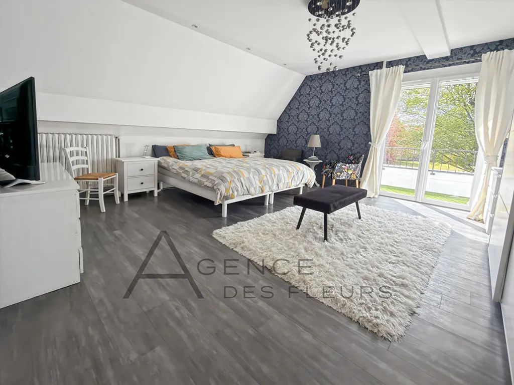 A vendre maison de 185 m² édifiée sur un terrain de 3249 m² située dans la commune ST PIERRE DES FLEURS 27370
