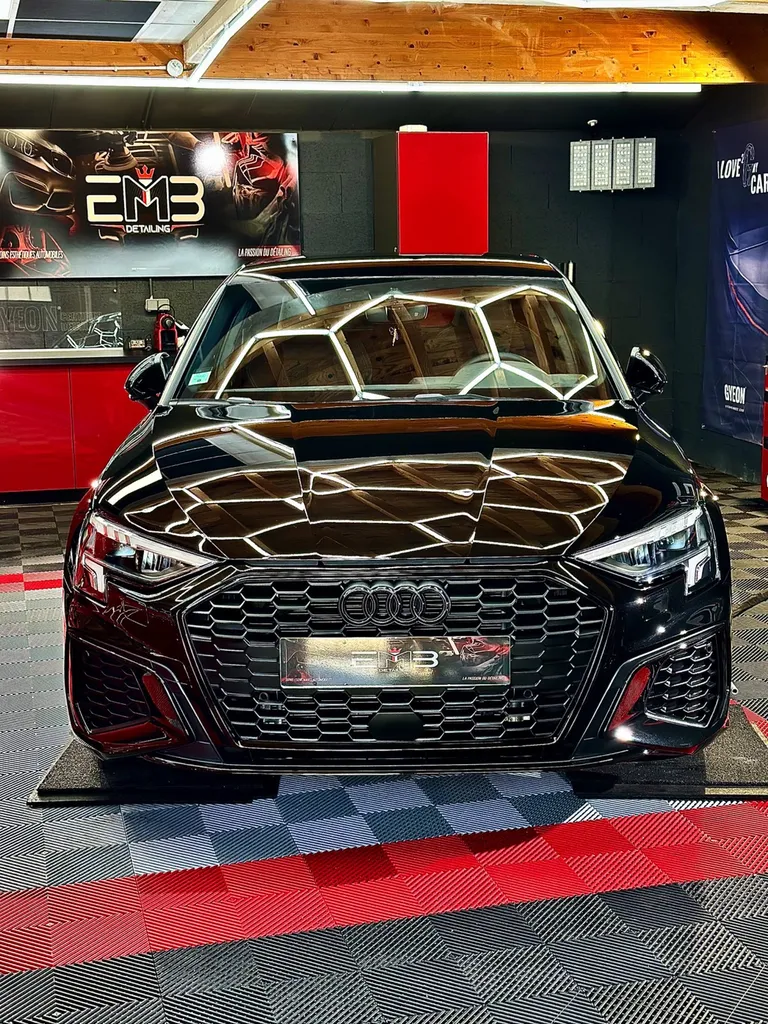 centre de DETAILING Lyon traitement céramique carosserie et jantes Audi A3