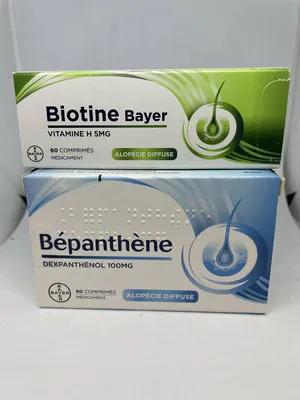 BIOTINE ET BEPANTHENE en pharmacie marseille en comprimés et injectables
