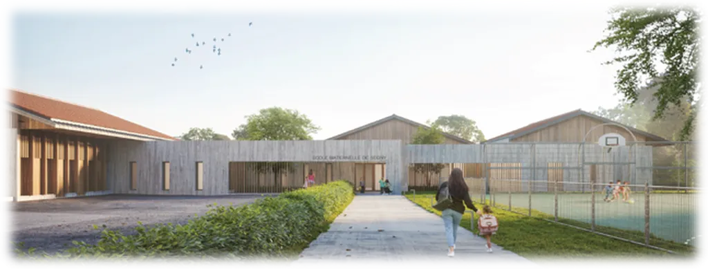 Ecole maternelle pour la commune de Segny (Ain) - ENERPOL INGENIERIE