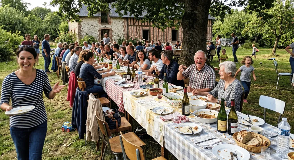 Traiteur pour cousinade et réunion de famille  l'esprit d'un restaurant bistronomique pour vos grandes tablées proche Bernay