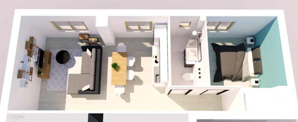  studio rénové  à lyon 1er  www.bauvey.com