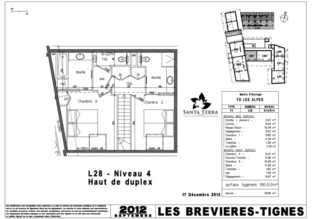 Appartement 4 - Tignes les brévières - duplex