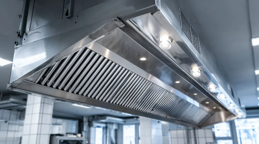 Installation de ventilation / hottes aspirantes pour cuisine professionnelle de restaurant à Marseille