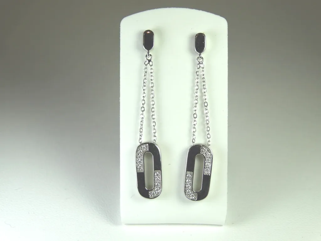 BO longue en or blanc