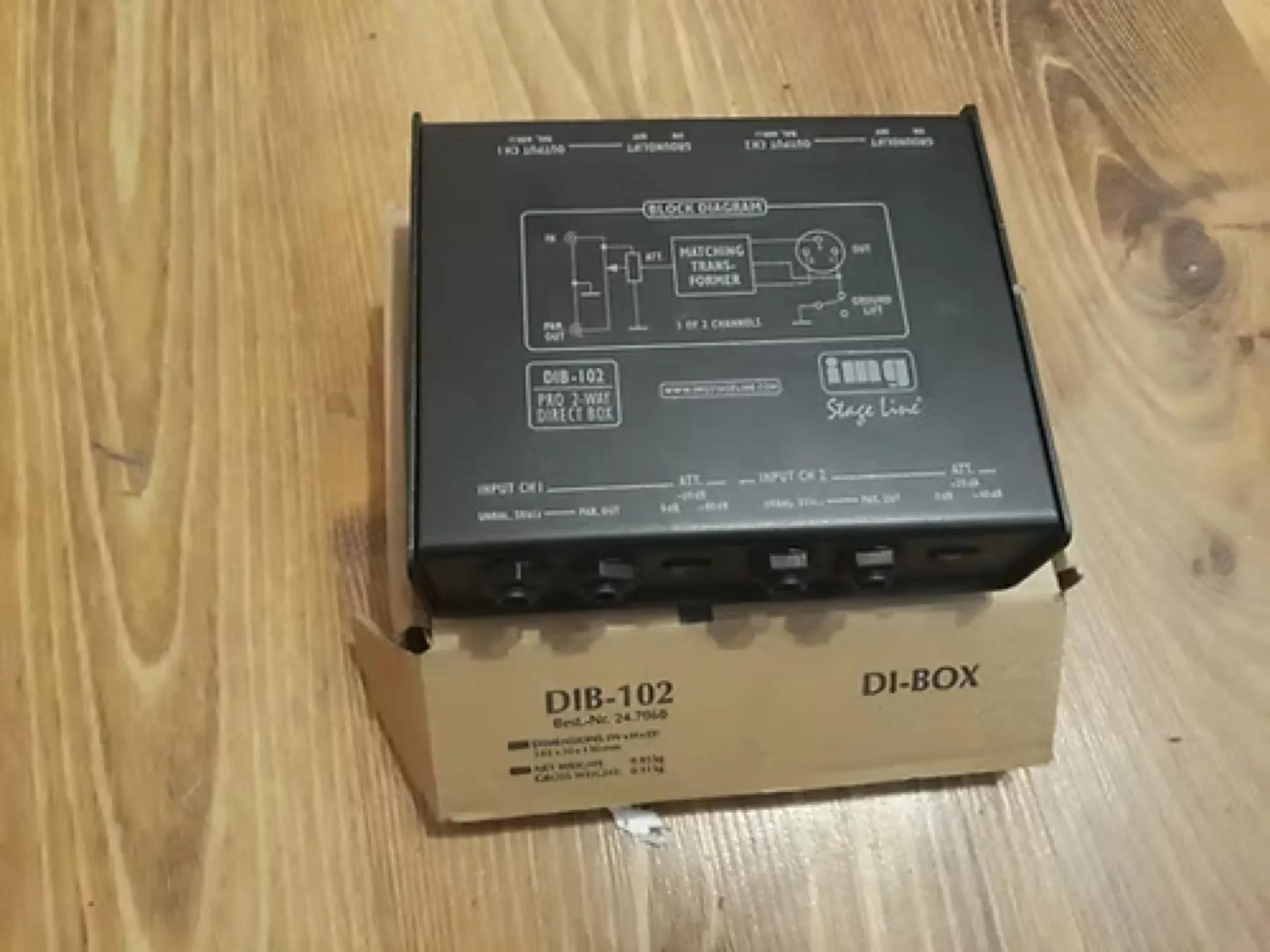 DIBOX DOUBLE STAGELINE DI-102