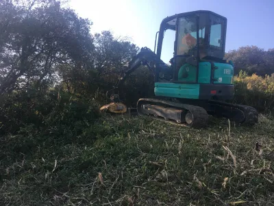 Débroussaillage et mise en sécurité sur la commune des Angles