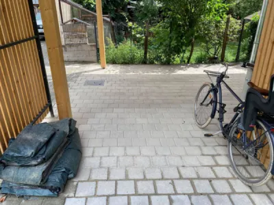 Pose de pavé à Strasbourg pour une cour 