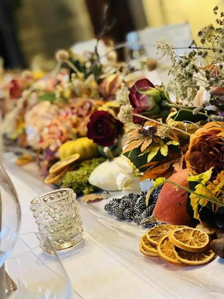 decoration florale pour regis marcon