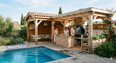  pool-house en bois  Frontignan