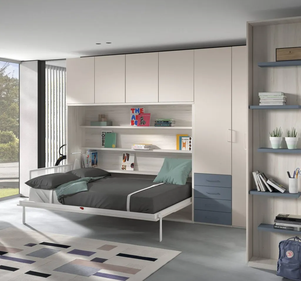 lit escamotable avec rangement vers le Lavandou 