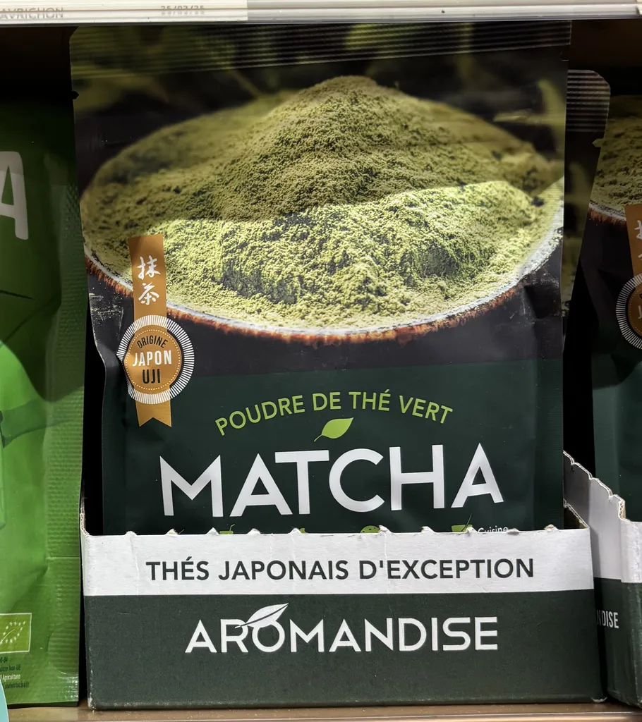 matcha en poudre aromandise
