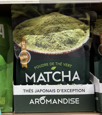 matcha en poudre aromandise