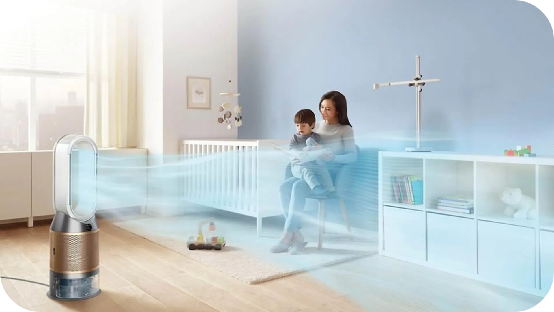 Humidification de la chambre de vos enfants, Dyson