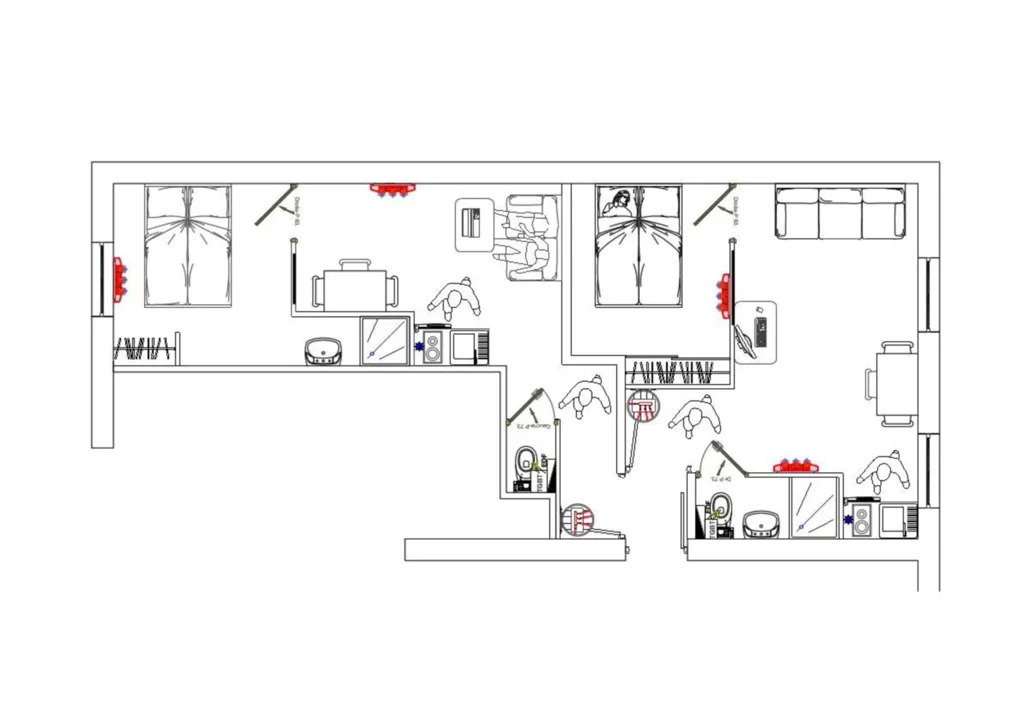 Plan  appartement Tolstoi 