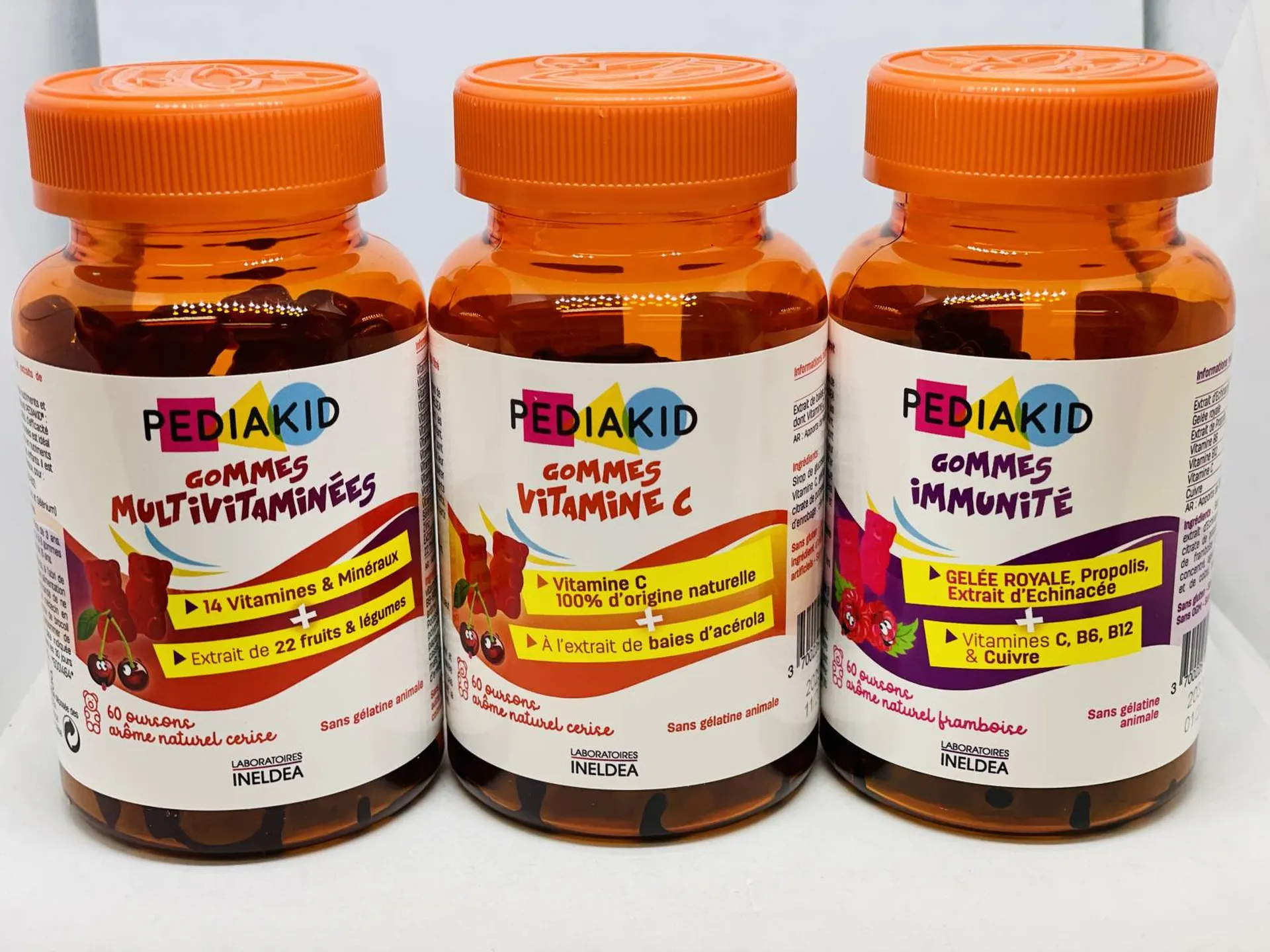 gommes vitaminées pediakid en pharmacie