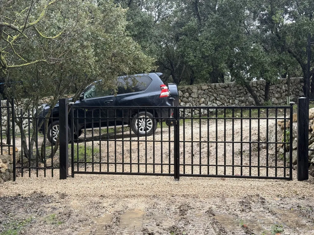 portail en fer forgé