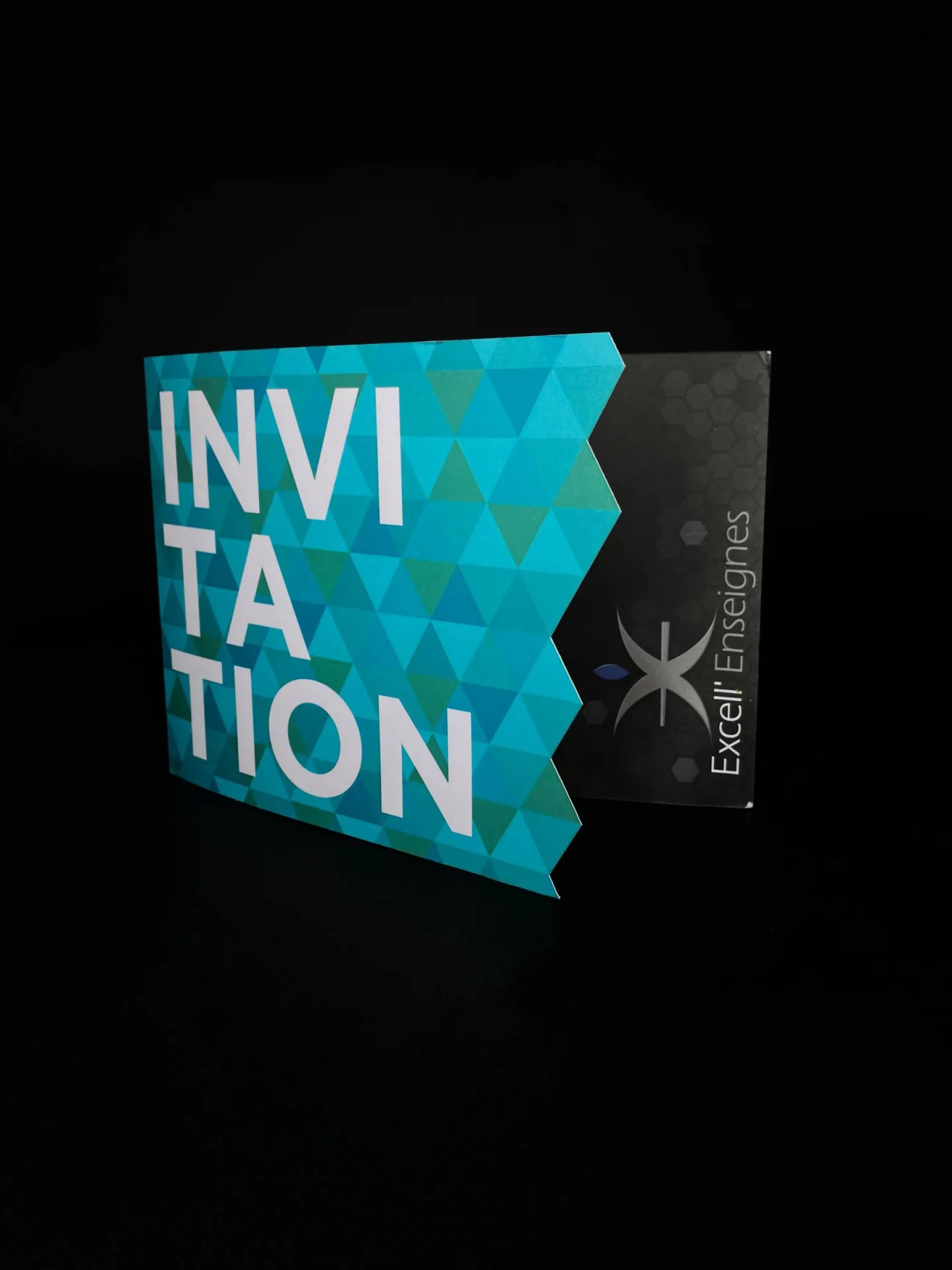 Impression d'un carton d'invitation pour un événement