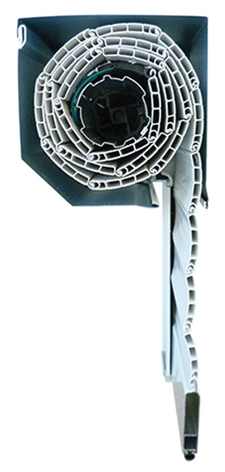 Volet roulant PVC vue de profil Aix en Provence