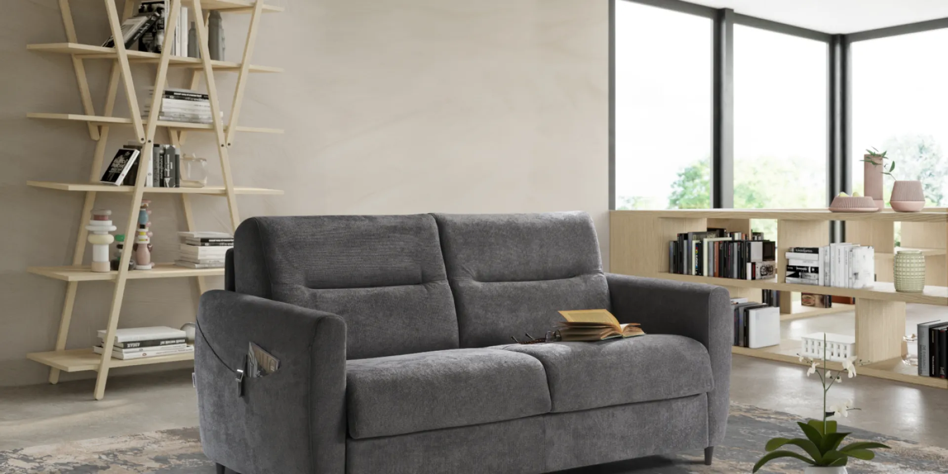 Vente d'un canapé lit convertible Rapido 