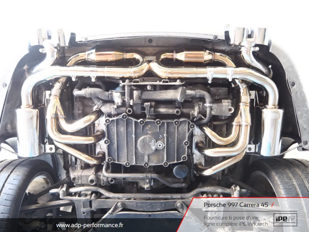 Ligne d'échappement iPE Innotech Porsche 997 Carrera 4S | Nice