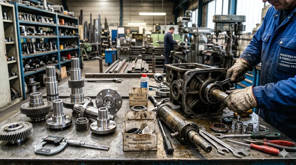Réparation de matériel professionnel et fabrication de pièces industrielles à Draguignan