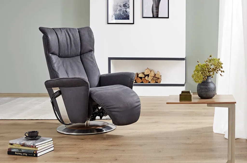 Fauteuil électrique HIMOLLA noir en cuir hyères var près de toulon