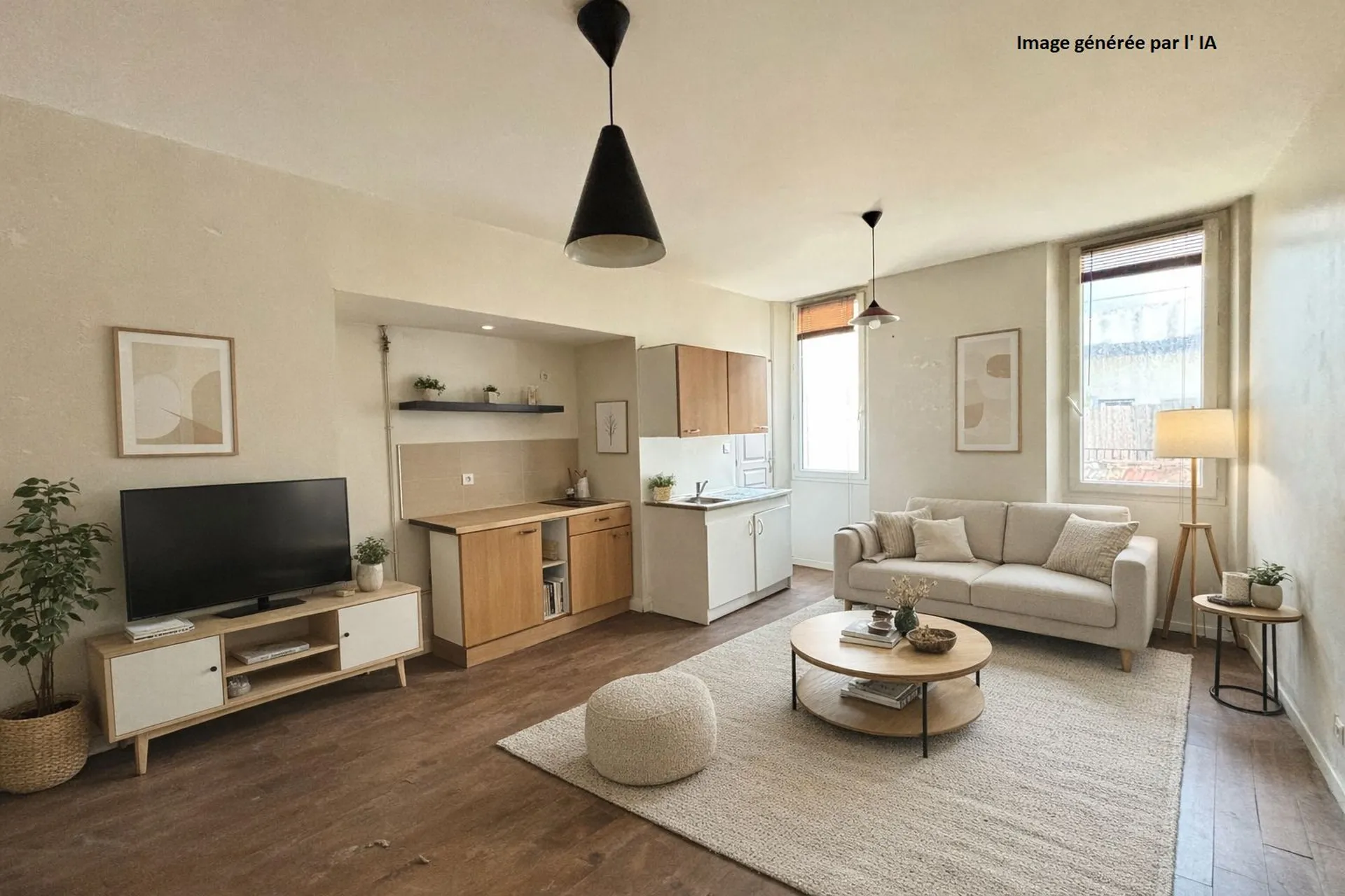 Vente appartement T2 à deux pas du Vieux Port. En bon état, il est situé dans le centre historique de La Ciotat  