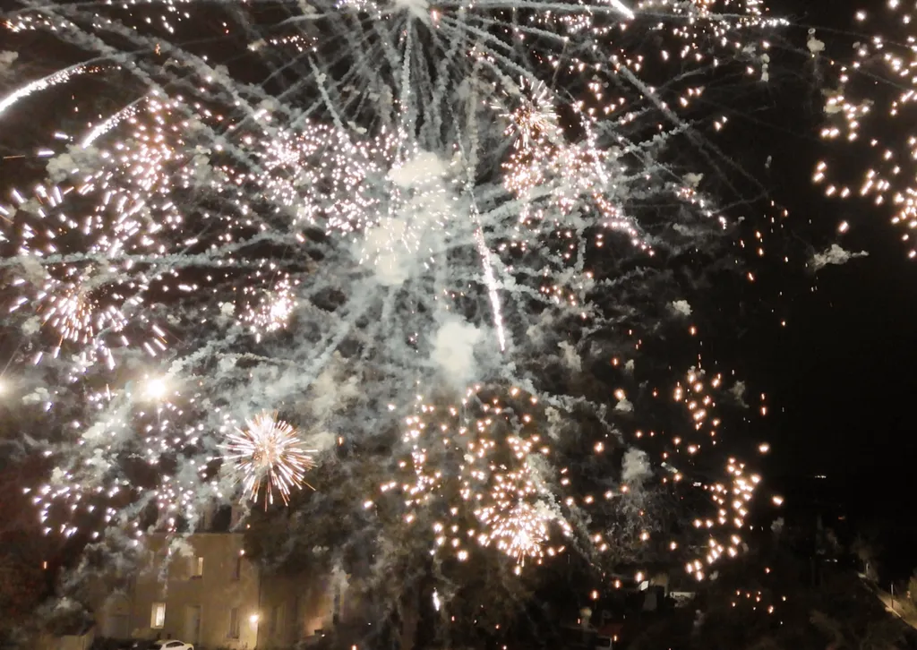 Feu d'artifice à Montpellier
