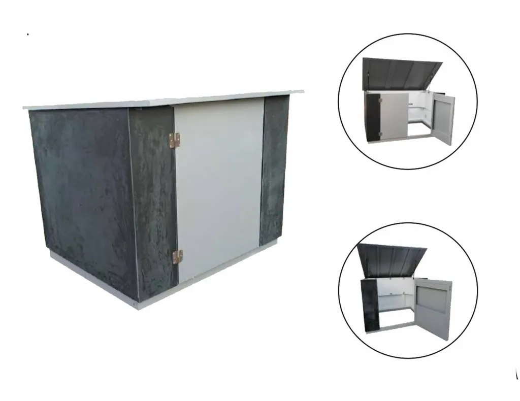 Local technique pierre et l'aluminium