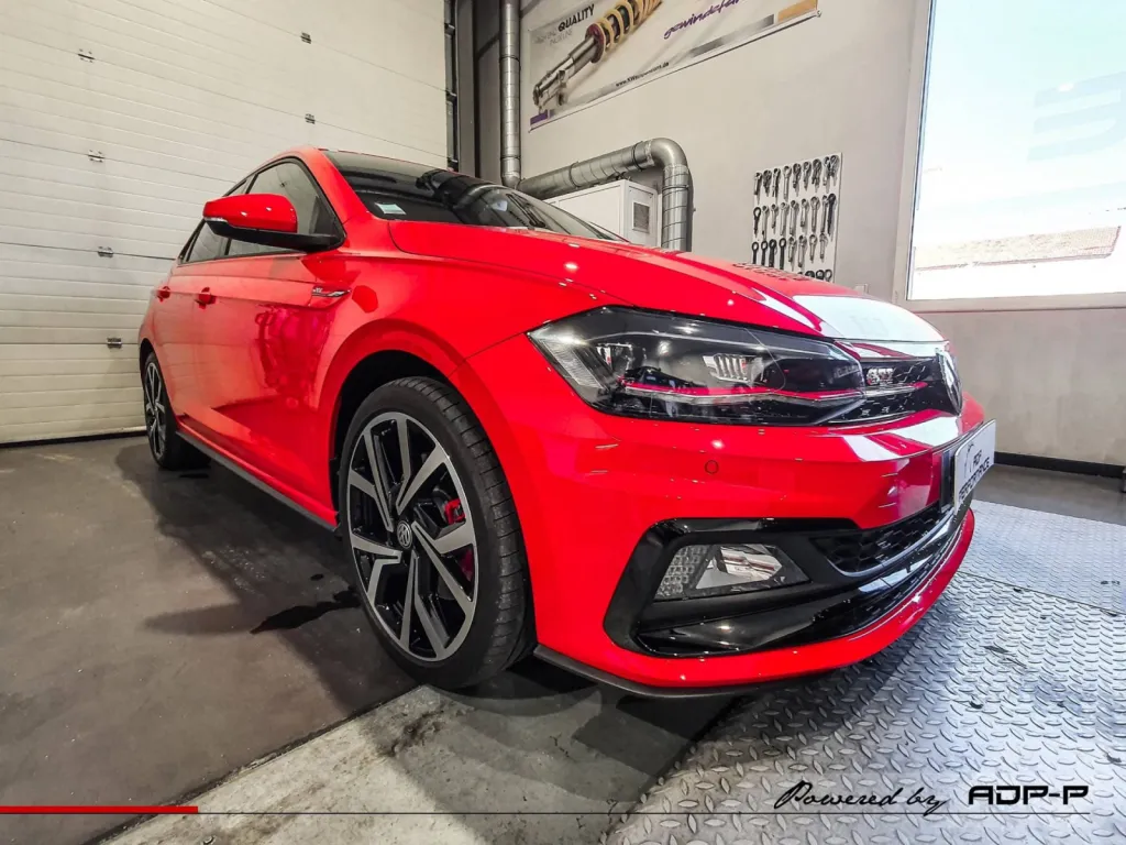 Montage ressort court Heibach + jantes TEC SpeedWheels VW Polo 6 GTi | ADP Performance Salon de Provence