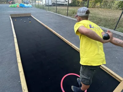 Terrain de pétanque éphémère à Lyon 69