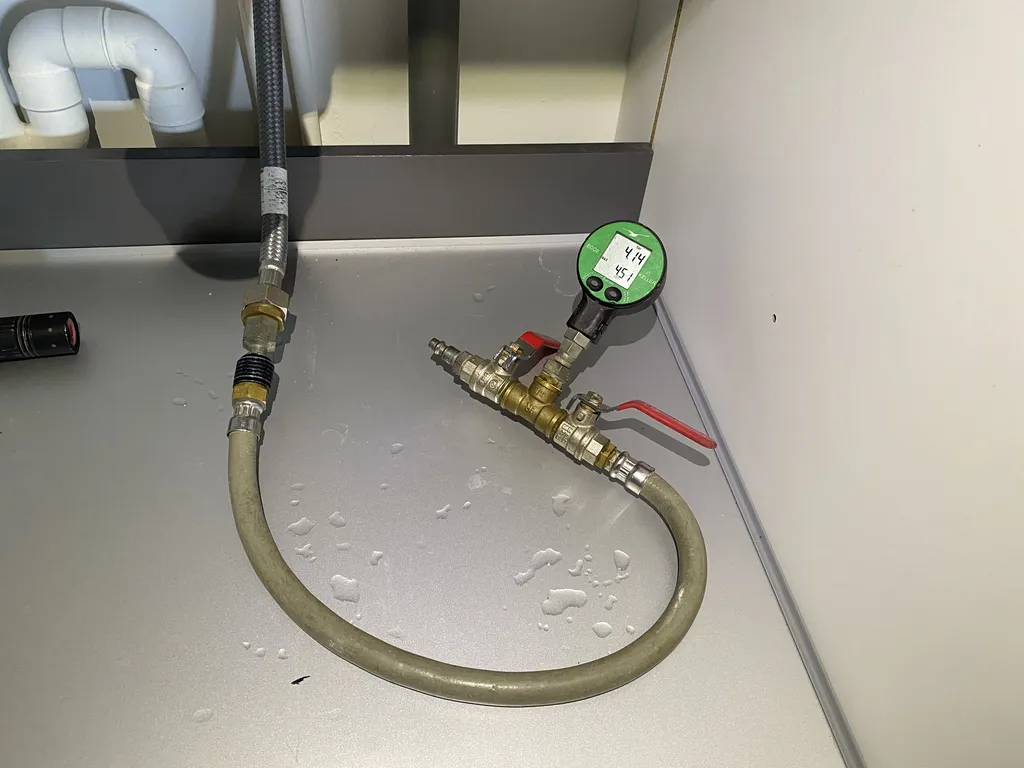Test pression surconsommation d'eau inexpliquée