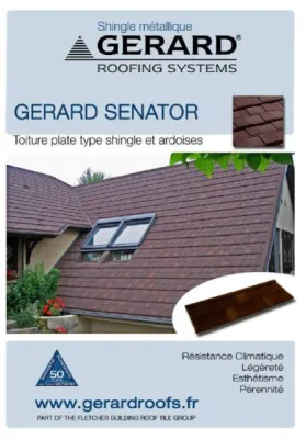 Shingles métalliques GERARD SENATOR