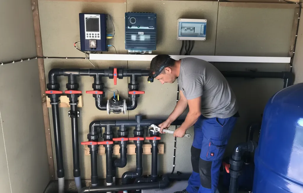 renovation complète de votre local technique de pisicne à Eysine