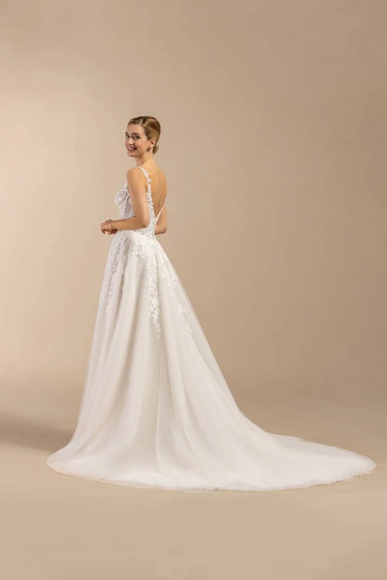 robe de mariée trapèze à Marseille