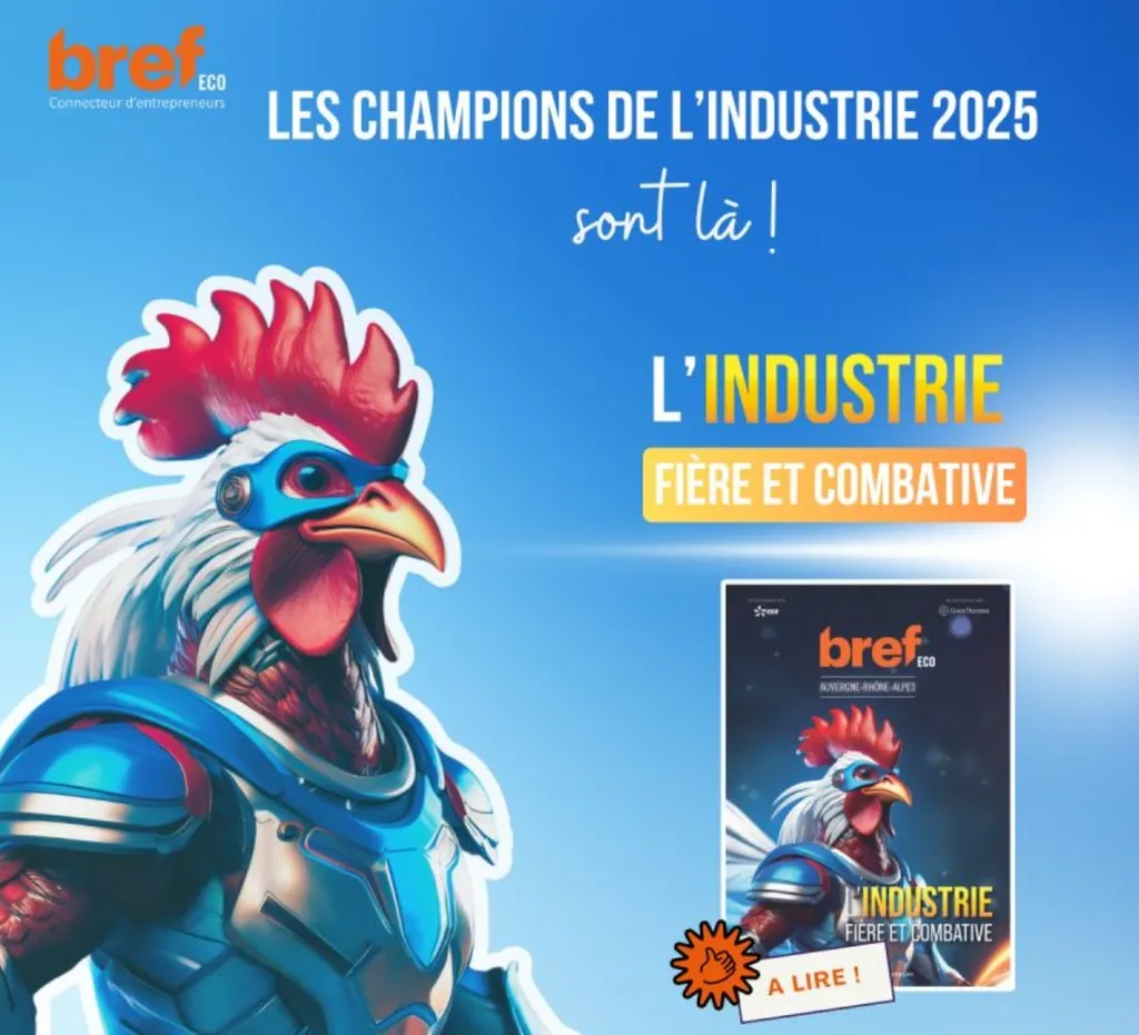 Benta Lyon parmi les Champions de l'Industrie 2025 de Bref Eco AuRA
