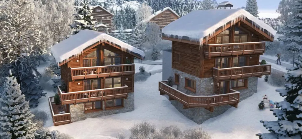 Chalets Casse-Noisette dans la station familiale de Méribel les Hauts en Auvergne Rhône-Alpes